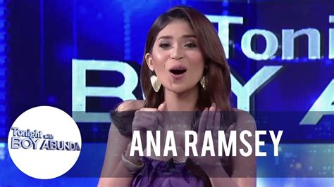 Ana Ramsey recalls her grandmother's style in singing .